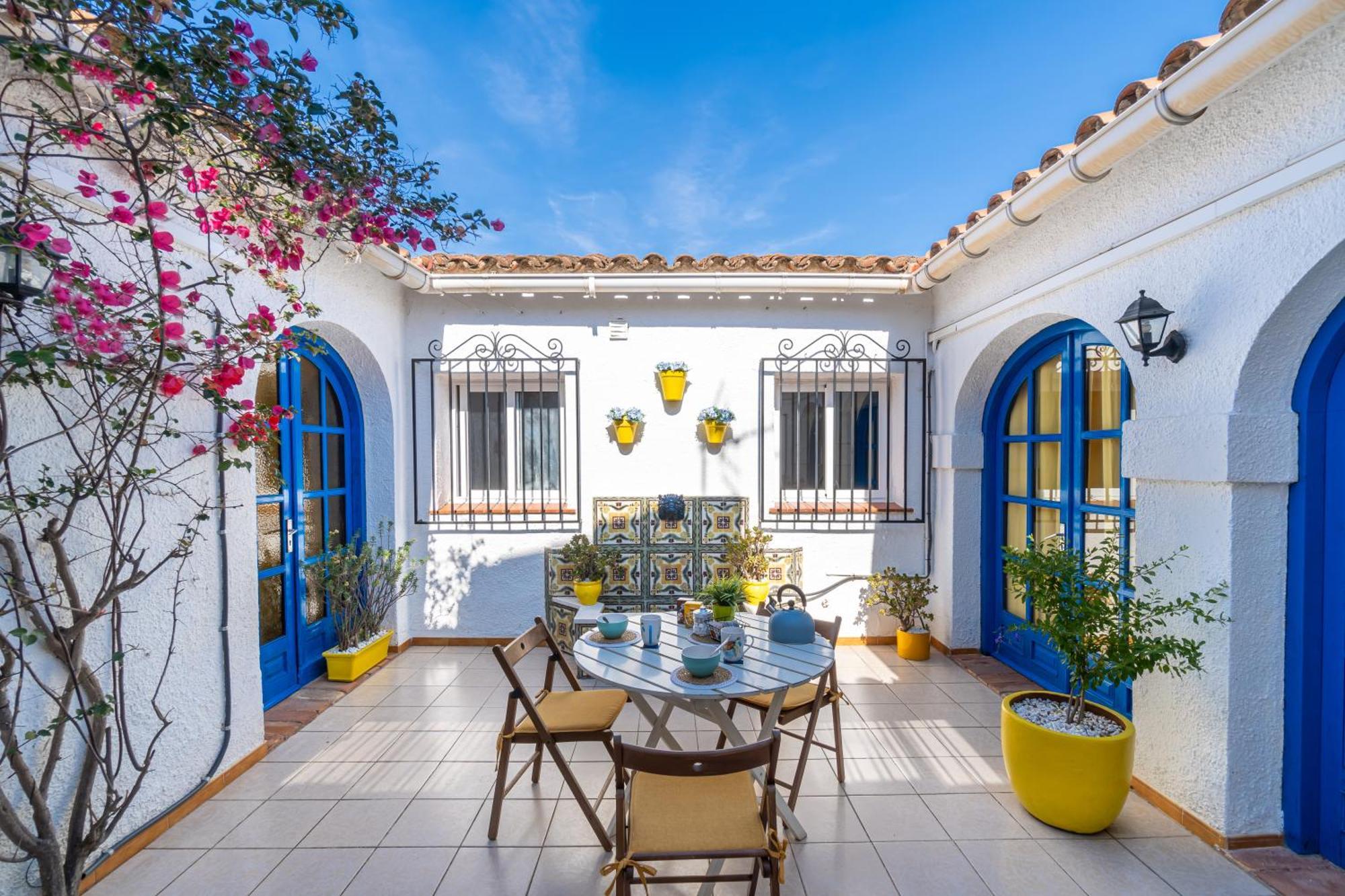Calma Azul - 3Br - Terrace & Beach - Ac Wifi - 8 Guests กัมบริลส์ ภายนอก รูปภาพ