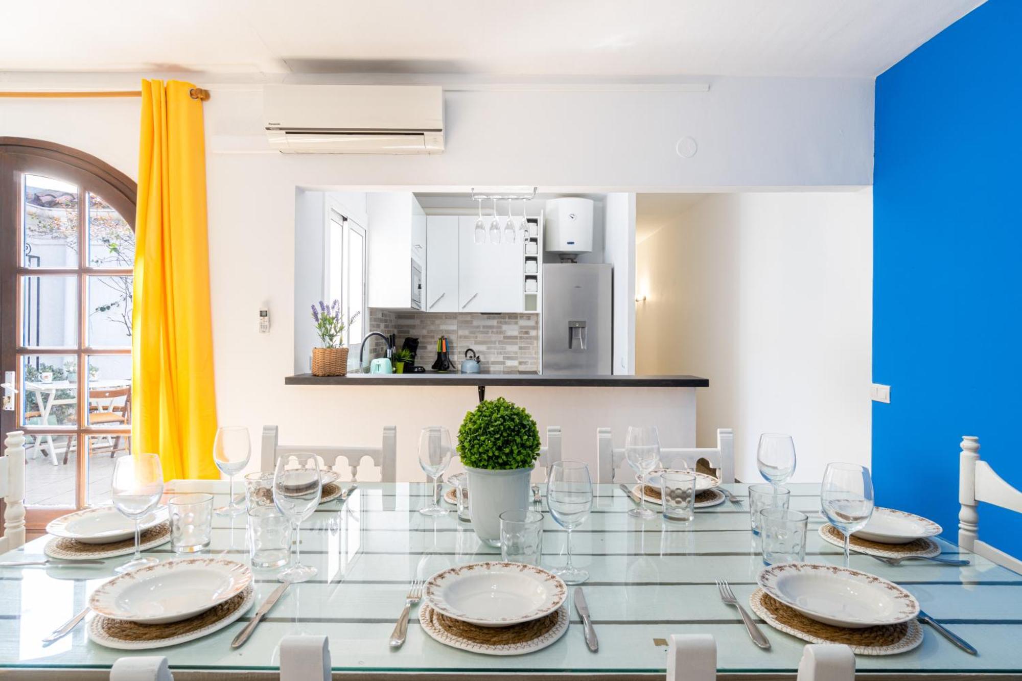 Calma Azul - 3Br - Terrace & Beach - Ac Wifi - 8 Guests กัมบริลส์ ภายนอก รูปภาพ
