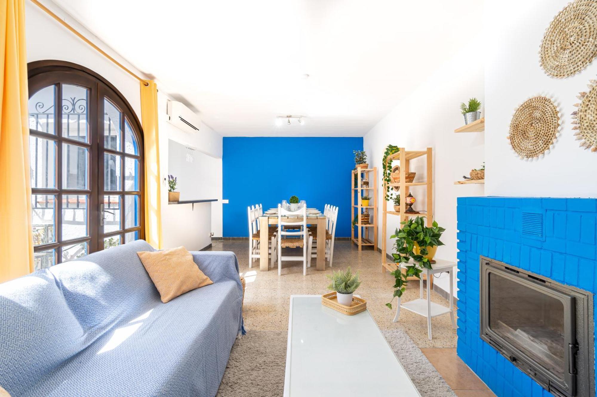 Calma Azul - 3Br - Terrace & Beach - Ac Wifi - 8 Guests กัมบริลส์ ภายนอก รูปภาพ
